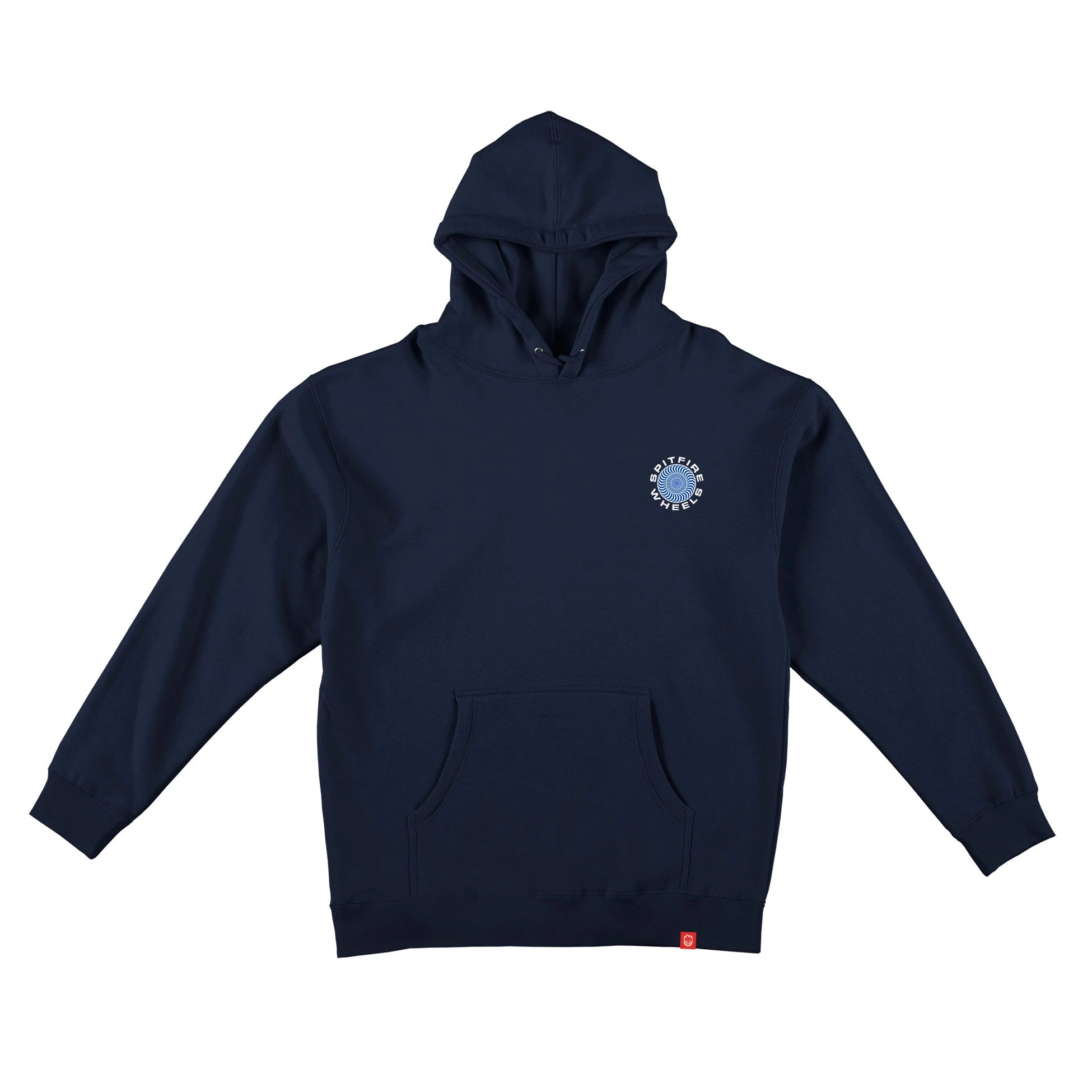 Navy/White Classic 87' Swirl Spitfire Wheels Pullover Sweatshirt