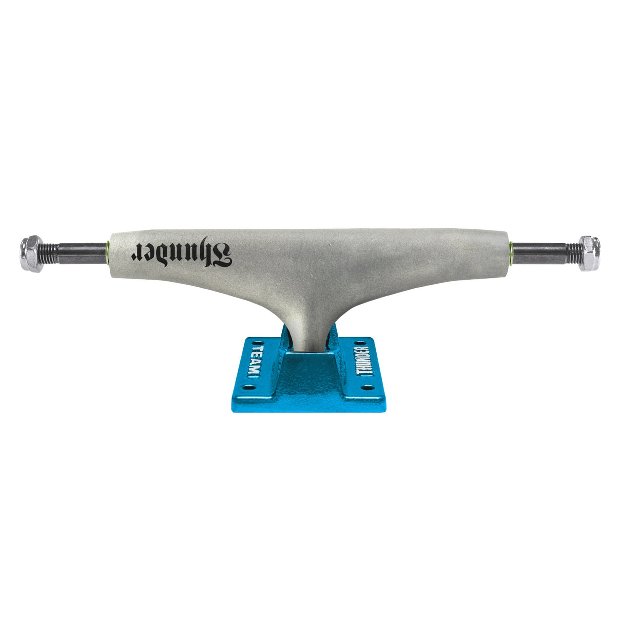 Thunder Script Raw Skateboard Trucks - Candy Blue