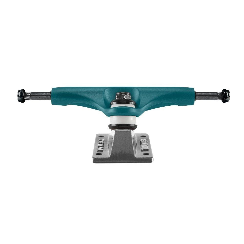 Thunder Polished Matte Teal Team Hollows Skateboard Trucks - Hi 149