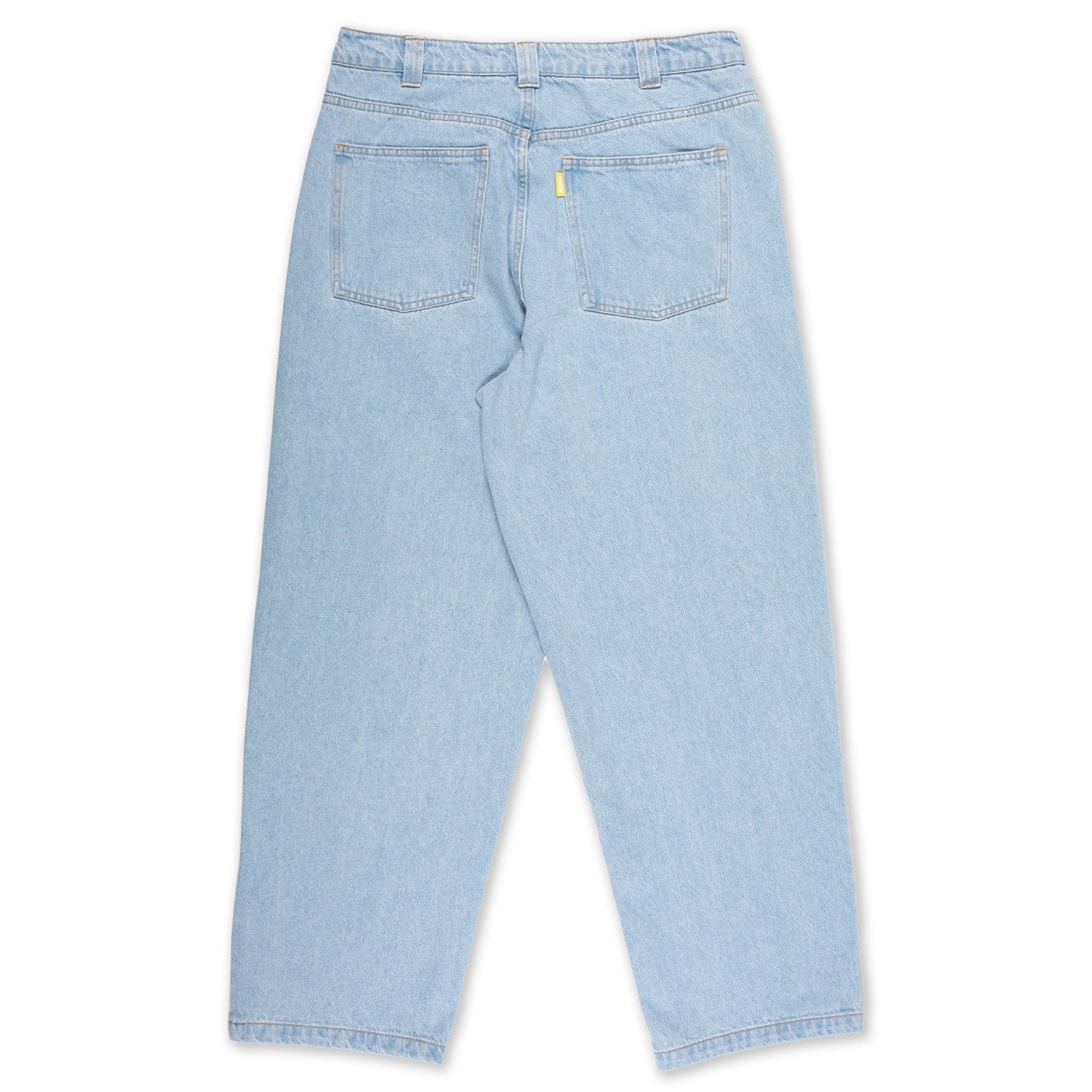 Theories Plaza Jeans Washed Light Blue Baggy Fit Back