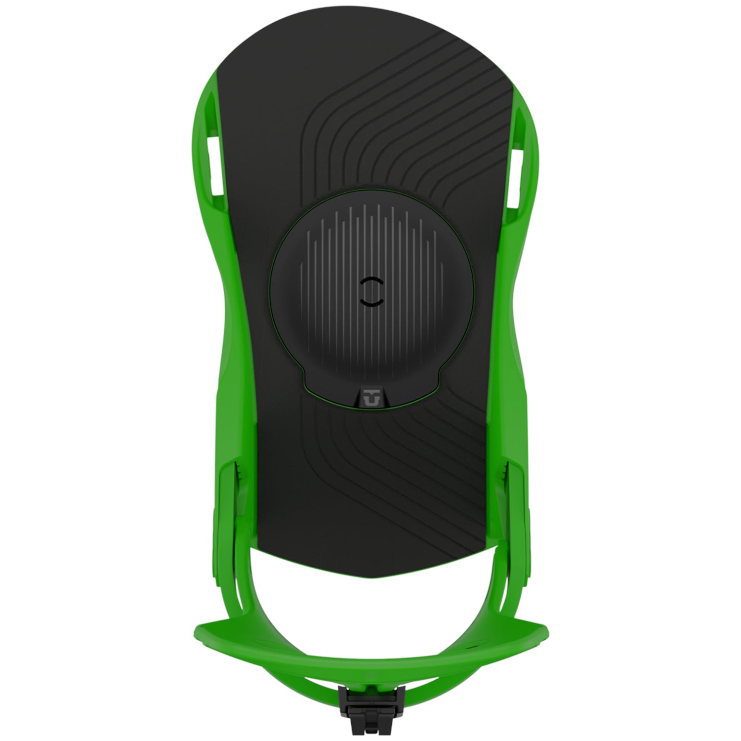 Green 2023 Flite Pro Union Snowboard Bindings Top