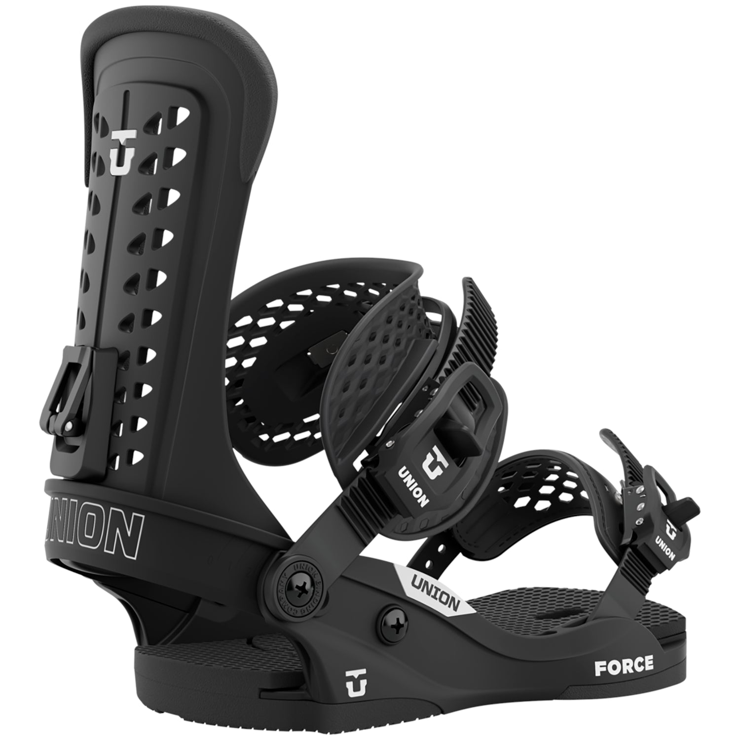 2023 Black Union Force Snowboard Bindings