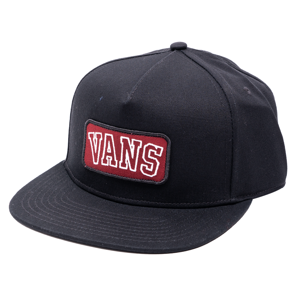 Black Patched Vans Snapback Hat