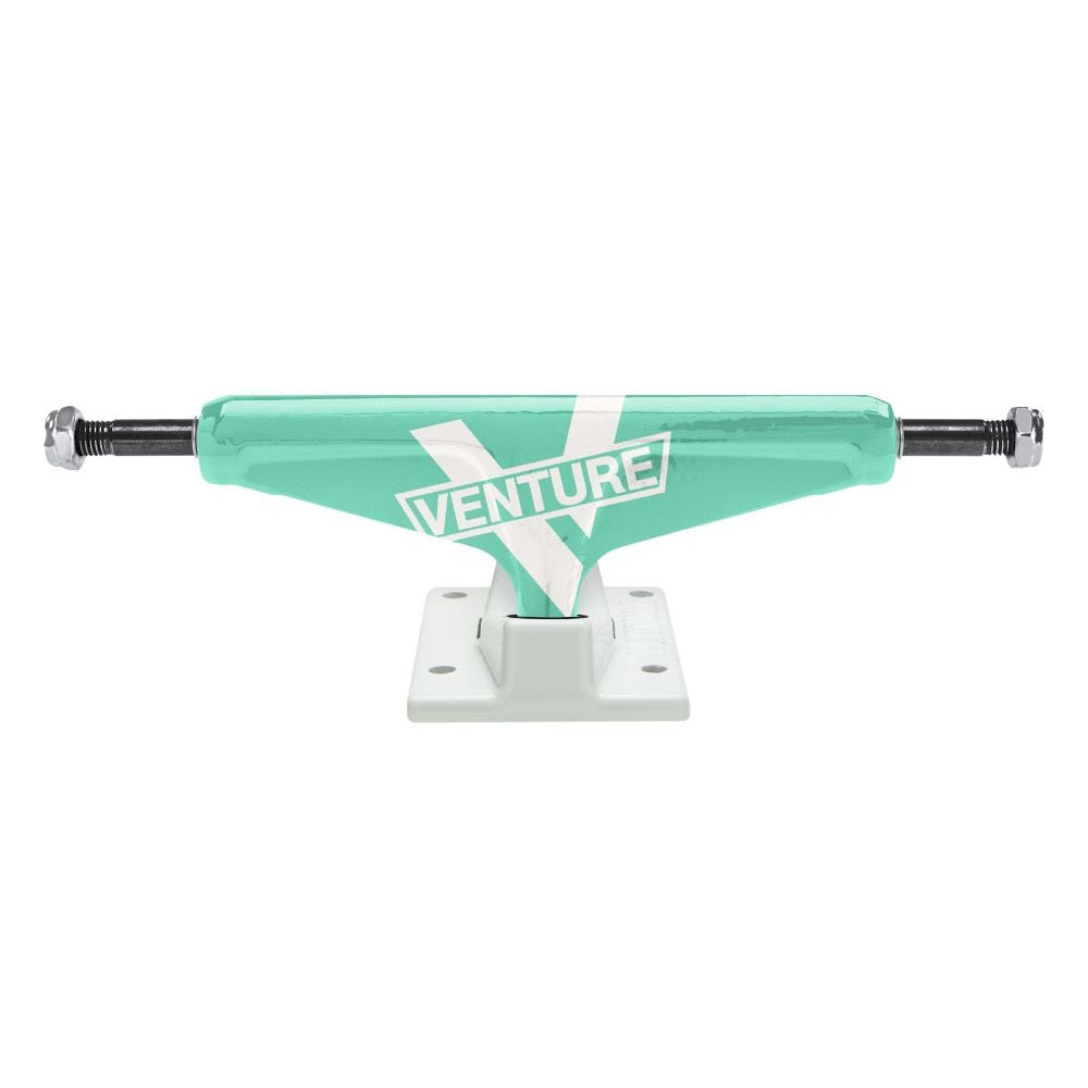 Venture Facet Marque Mint/White Skateboard Trucks- 5.25 Lo