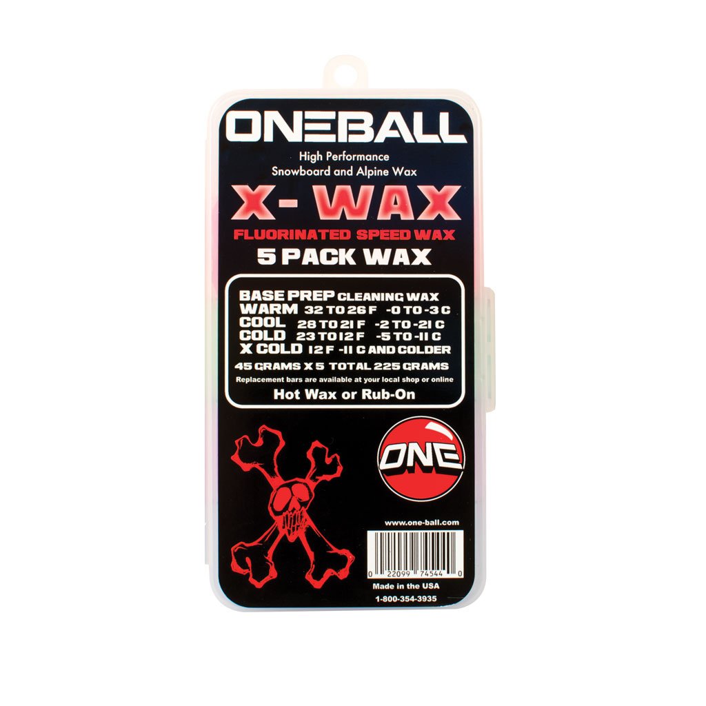 Oneball 5 Pack assorted Snowboard X-Wax