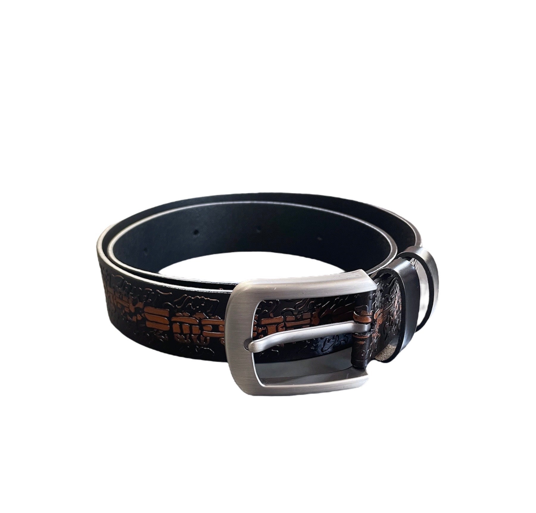 Wild Western Smooth Leather Belt