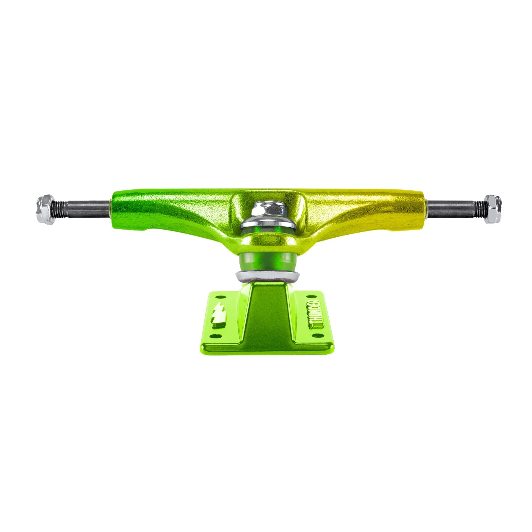 Yellow/Green Crossfade Thunder Light Skateboard Trucks 