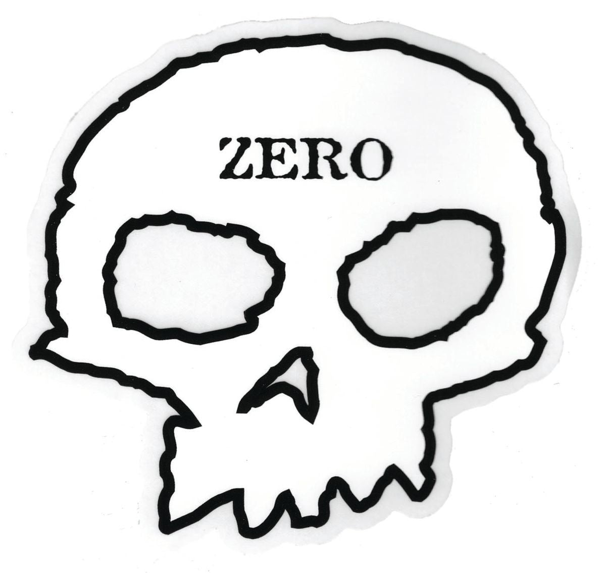 Zero Skatebaord Skull Sticker
