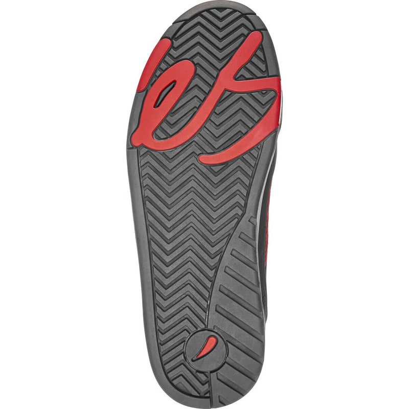 Black/Red Muska eS Skateboarding Shoe Bottom