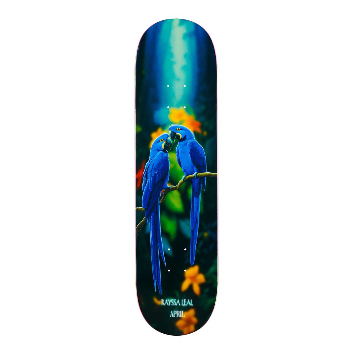 Rayssa Leal Blue Macaw April Skateboard Deck