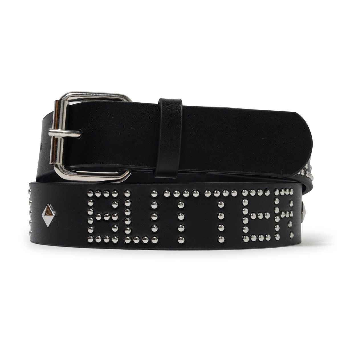 Butter Goods Leather Studded Belt - Black