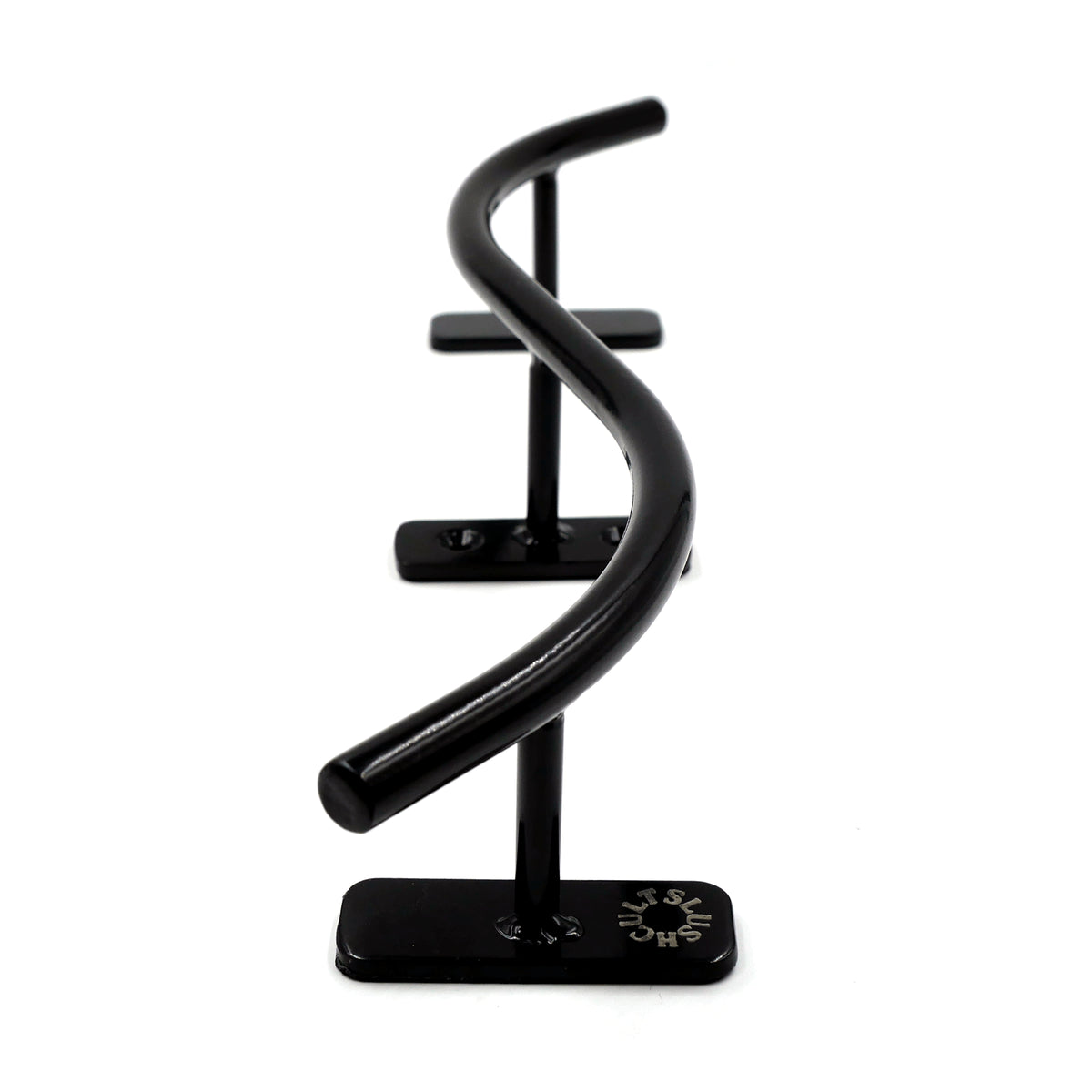 Black Slushcult S shaped fingerboard rail front