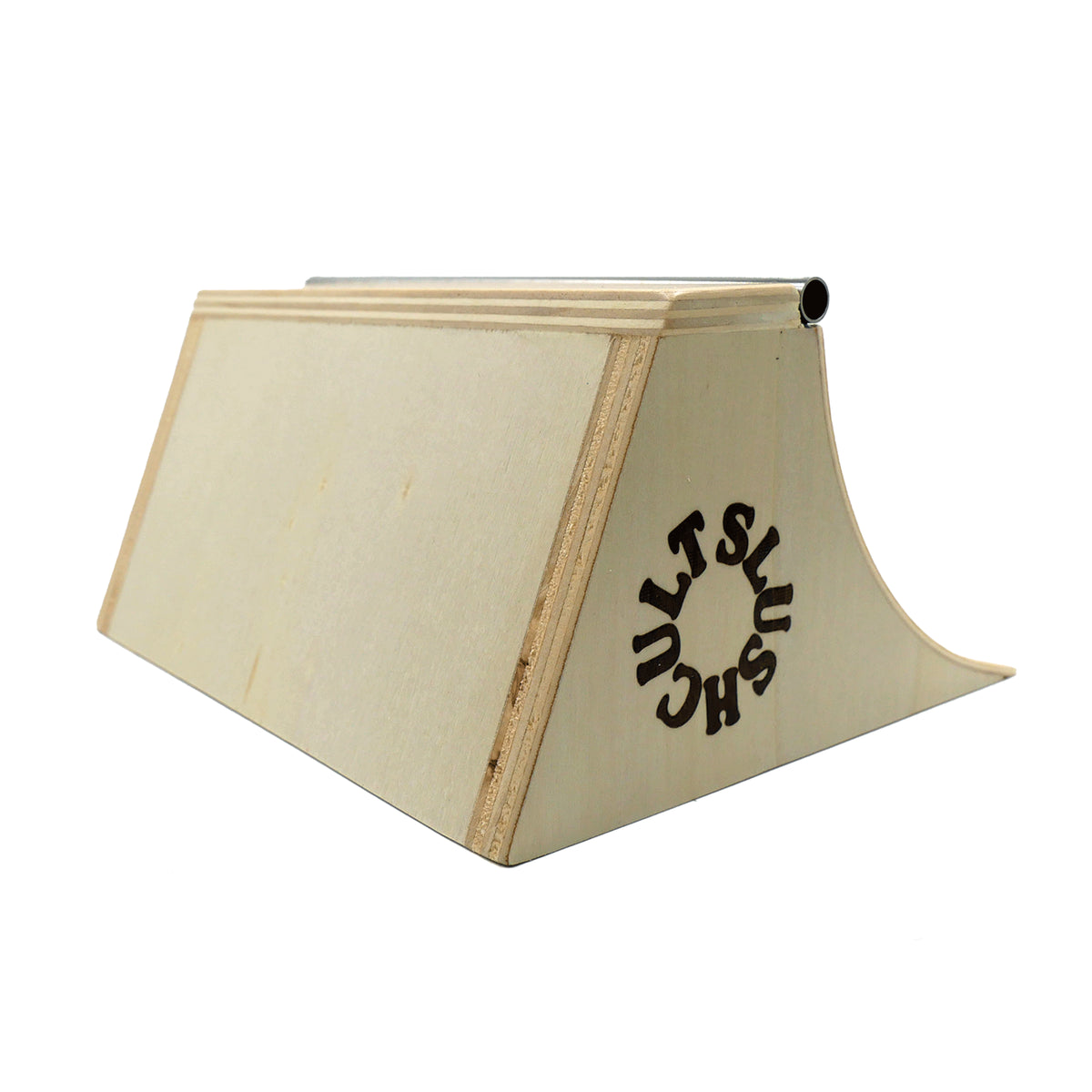 mini wood fingerbaord quarterpipe bank by slushcult