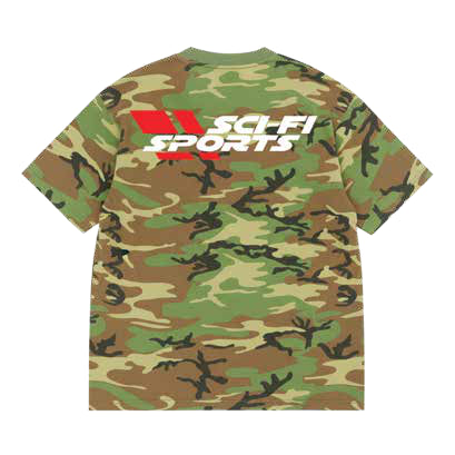 Camo Sports Sci-Fi Tee Back