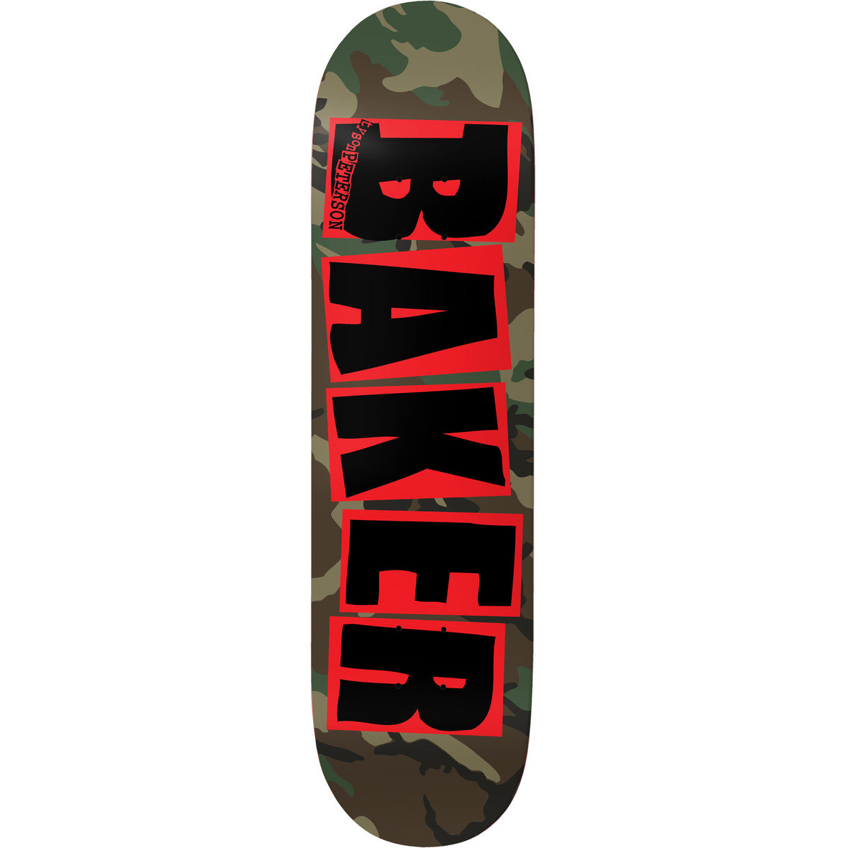 Tyson Peterson Brand Logo Camo Baker Deck