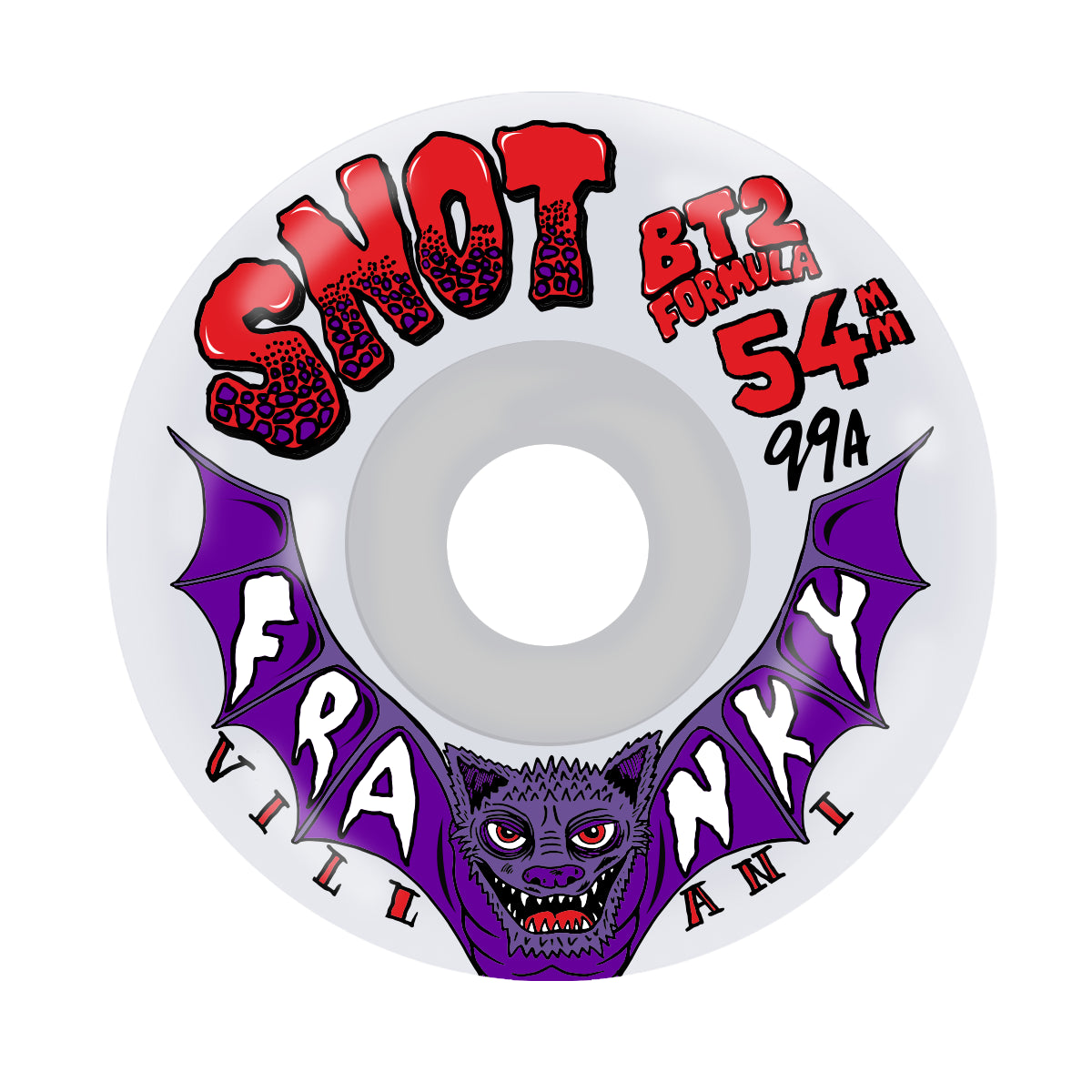 Clear Franky Snot Skateboard Wheels