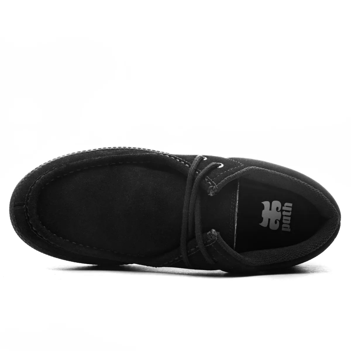 Black Suede Ipath Cats Skate Shoe Top