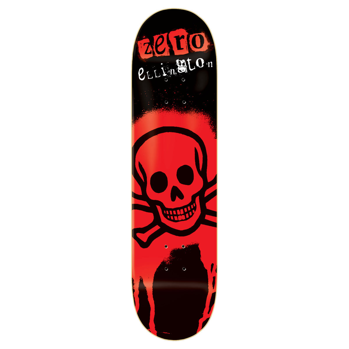 Zero Ellington Stencil Skateboard Deck