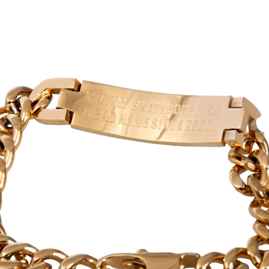Gold Baker Logo ID Bracelet