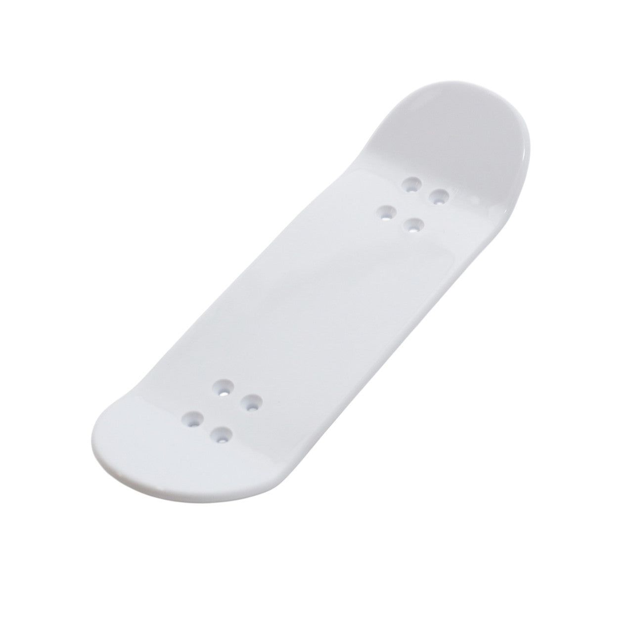 Duck Deck x Flatface D-16 Polycarbonate G16 Fingerboard Deck - White