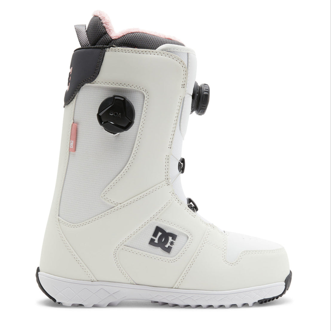 White/Pink Women's Phase BOA Pro DC Snowboard Boots