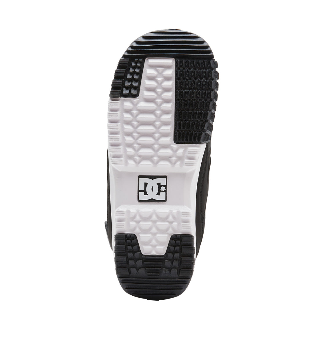 Black/White Premier Hybrid DC Snowboard Boots Bottom