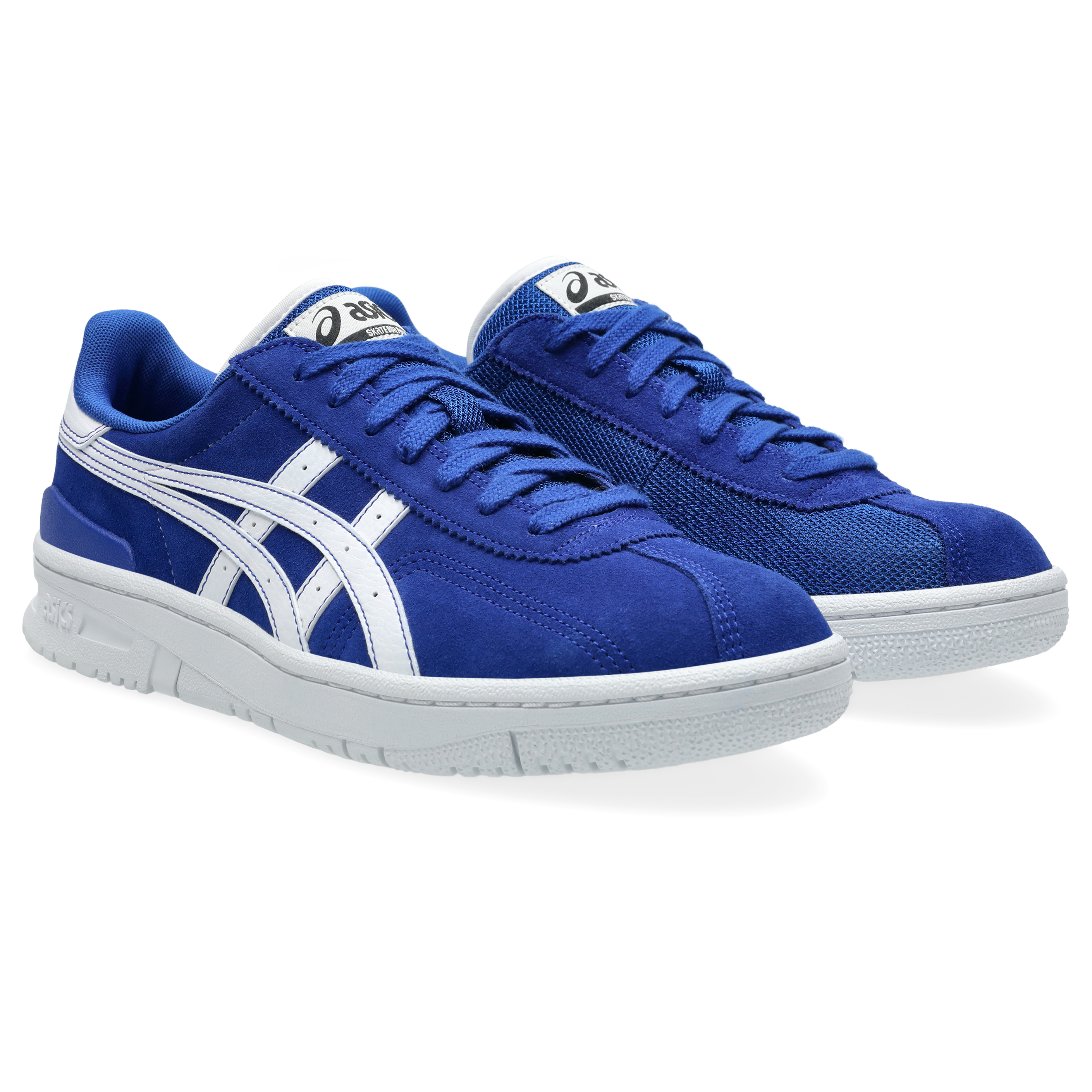 Prussian Blue Vic NBD Asics Skate Shoe Front