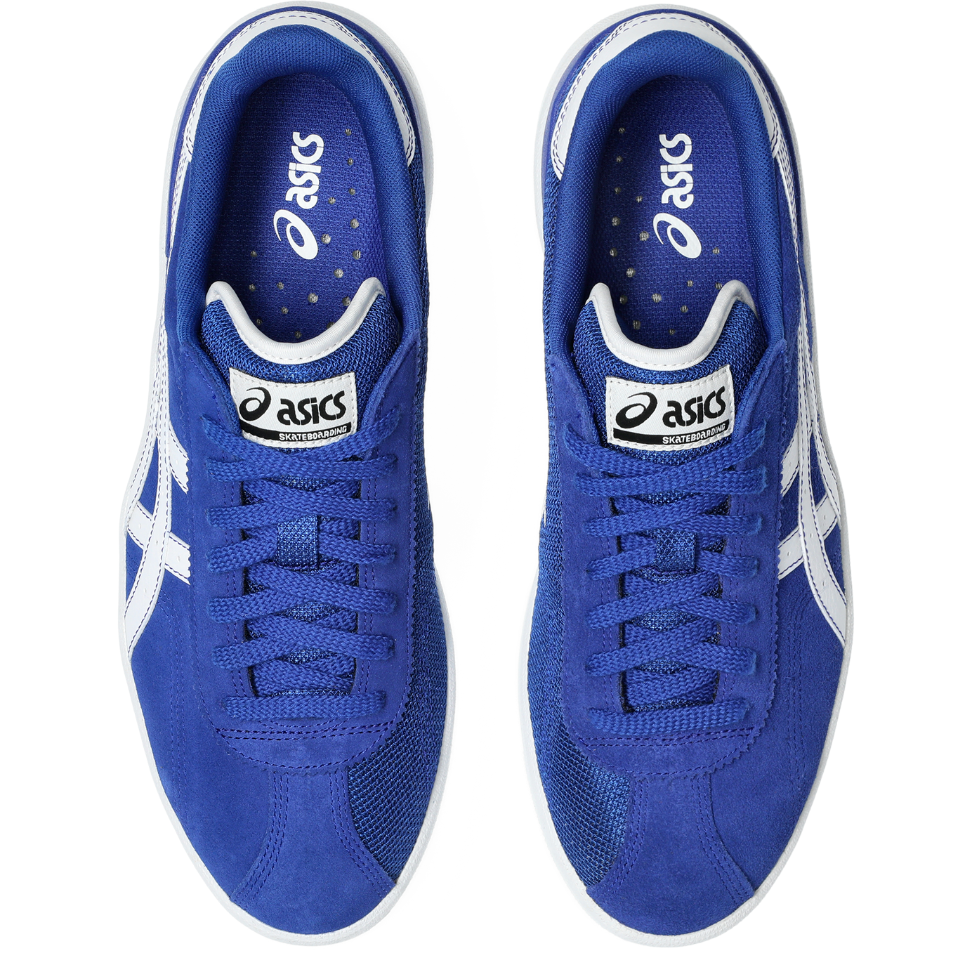 Prussian Blue Vic NBD Asics Skate Shoe Top