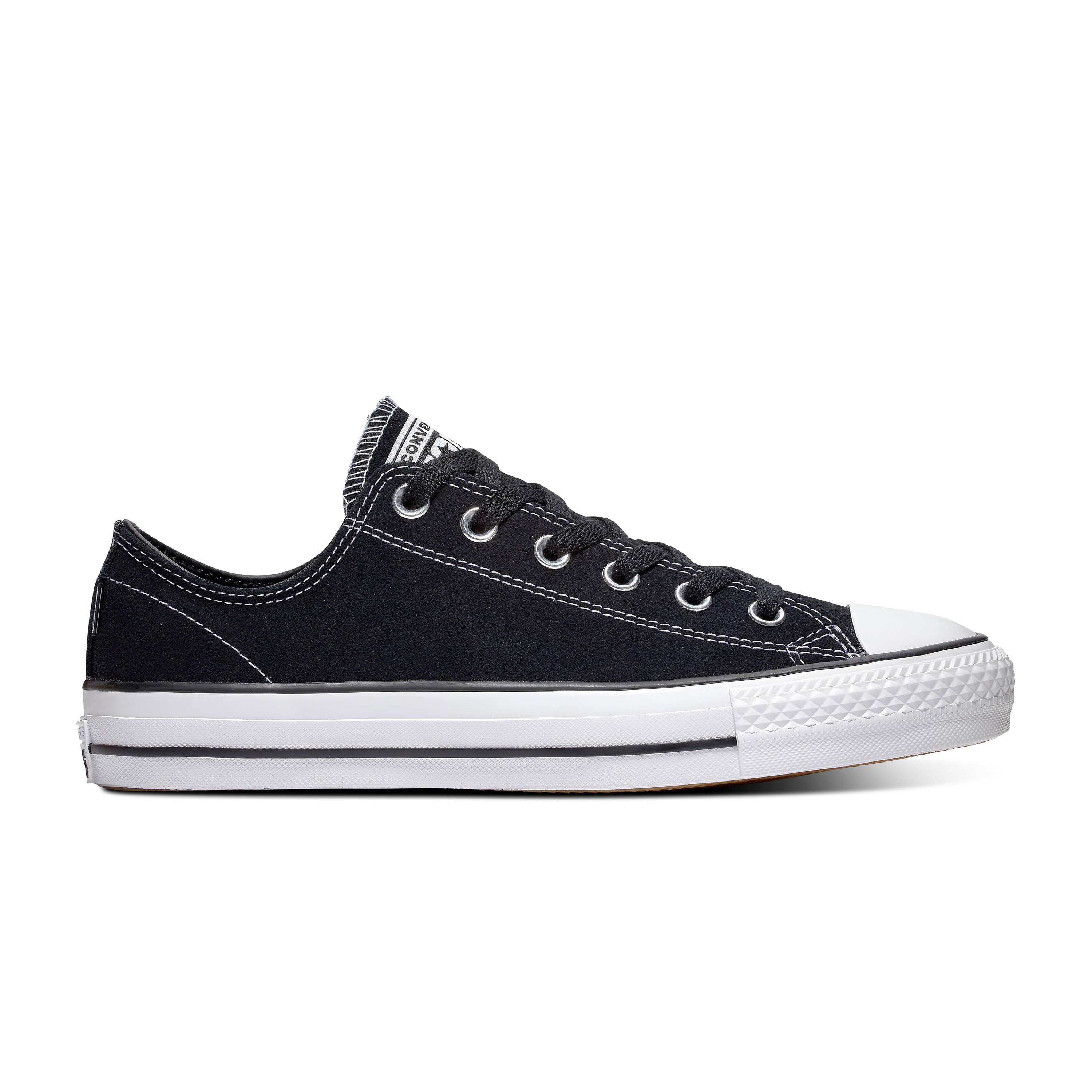 Black/White Chuck Taylor All Star Suede CONS Skate Shoes