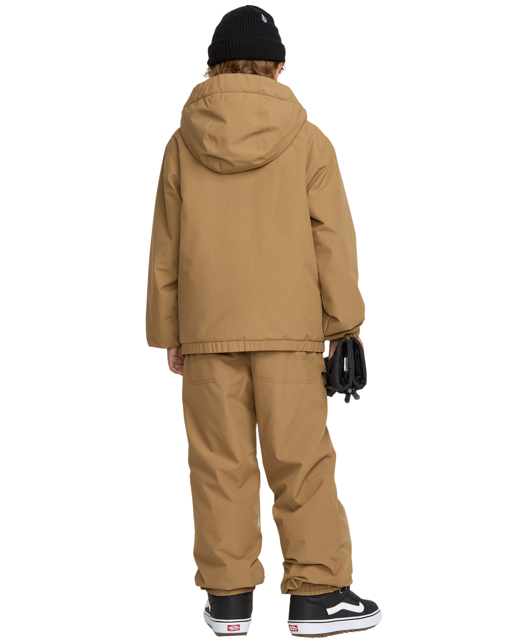 Bronze Chaos Kids Volcom Jacket Back