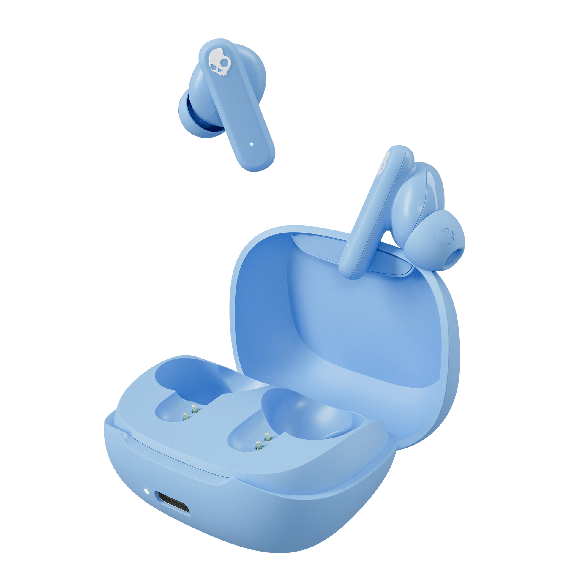 Preppy Blue Smokin Buds Skullcandy Ear Buds