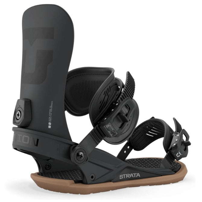 2027 Black Strata Union Snowboard Bindings