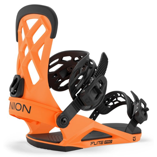 2027 Orange Flite Pro Union Snowboard Bindings