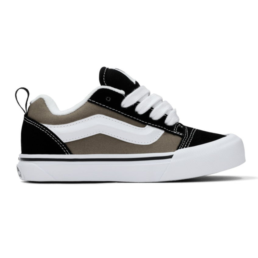 Black/Bungee Cord Kids Knu Skool Vans Skate Shoe