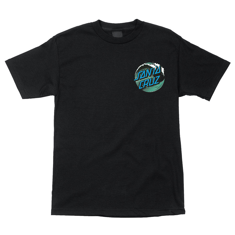Black Wave Dot Santa Cruz T-Shirt