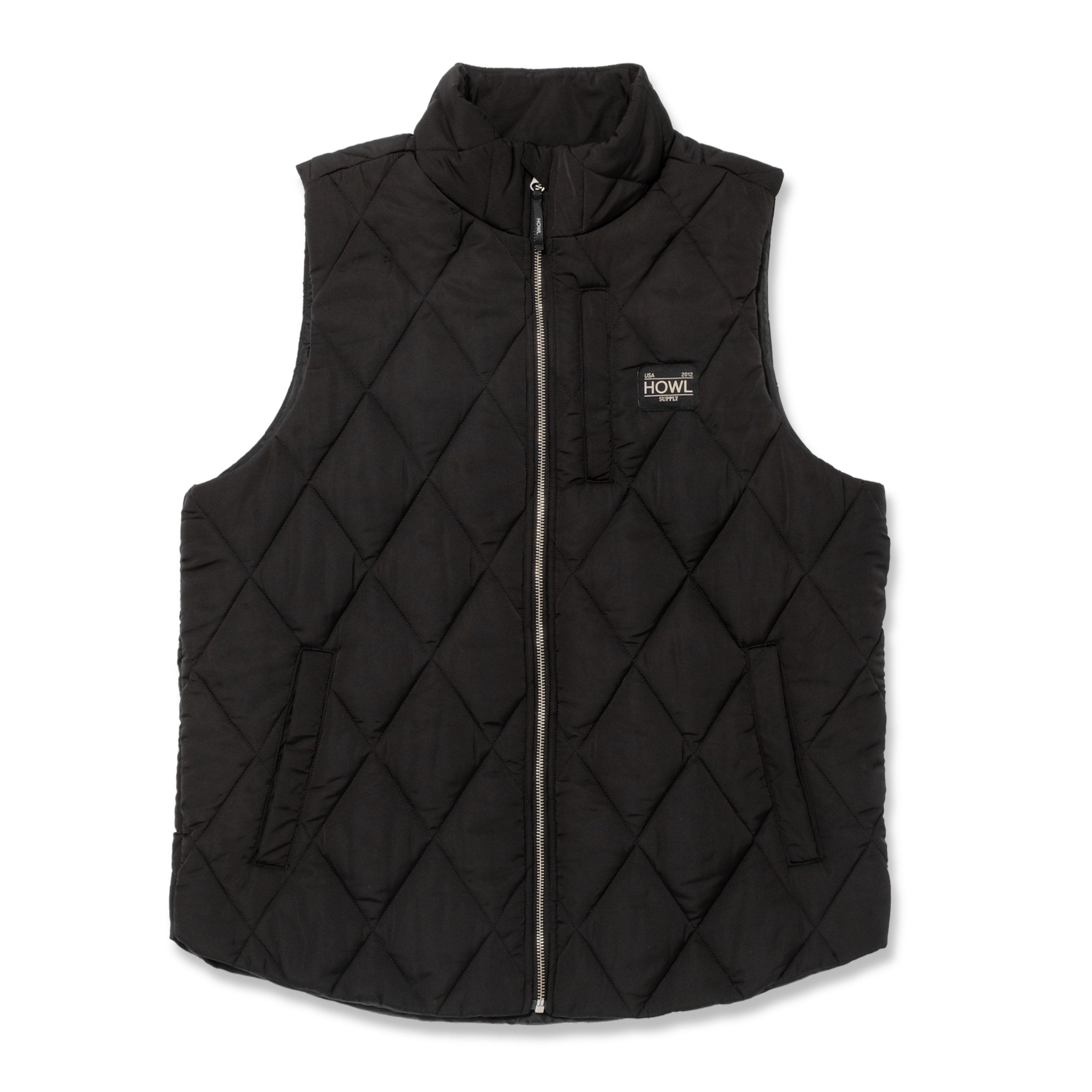 Black Semi-Puffy Howl Vest