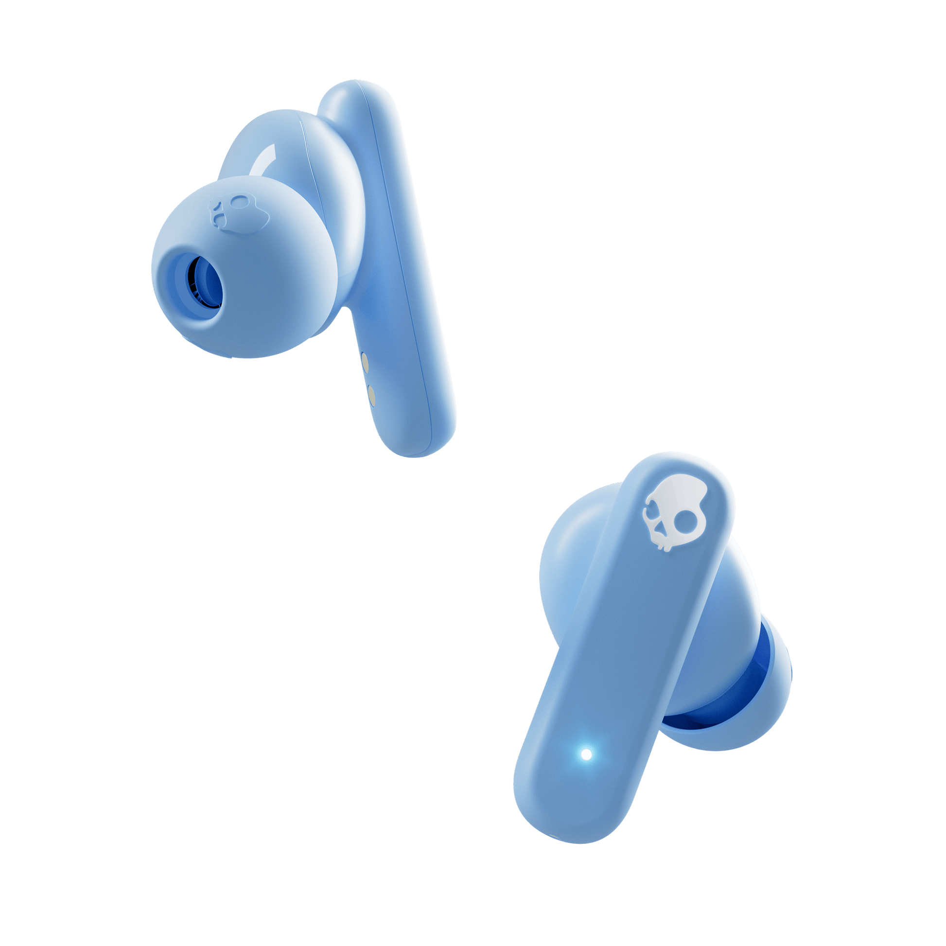 Preppy Blue Smokin Buds Skullcandy Ear Buds