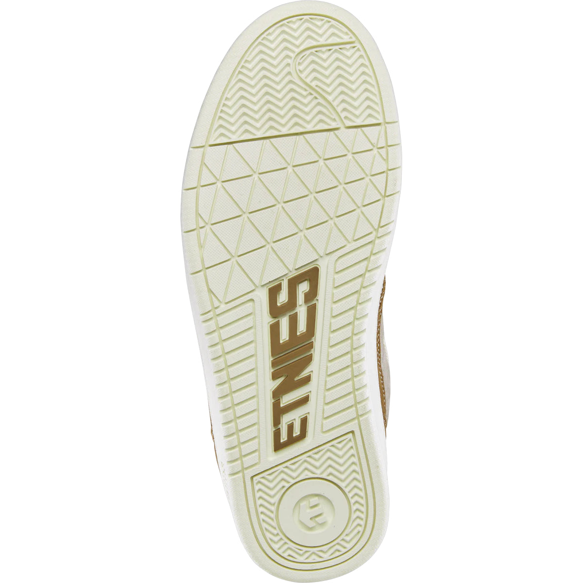 Tan/Brown/Grey Snake Etnies Skate Shoe Bottom