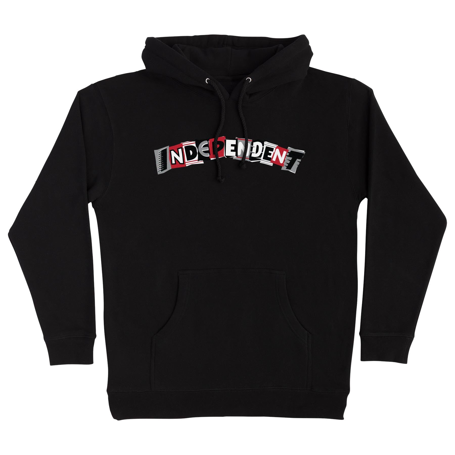 independent lance mountain ransom pullover hoodie black front