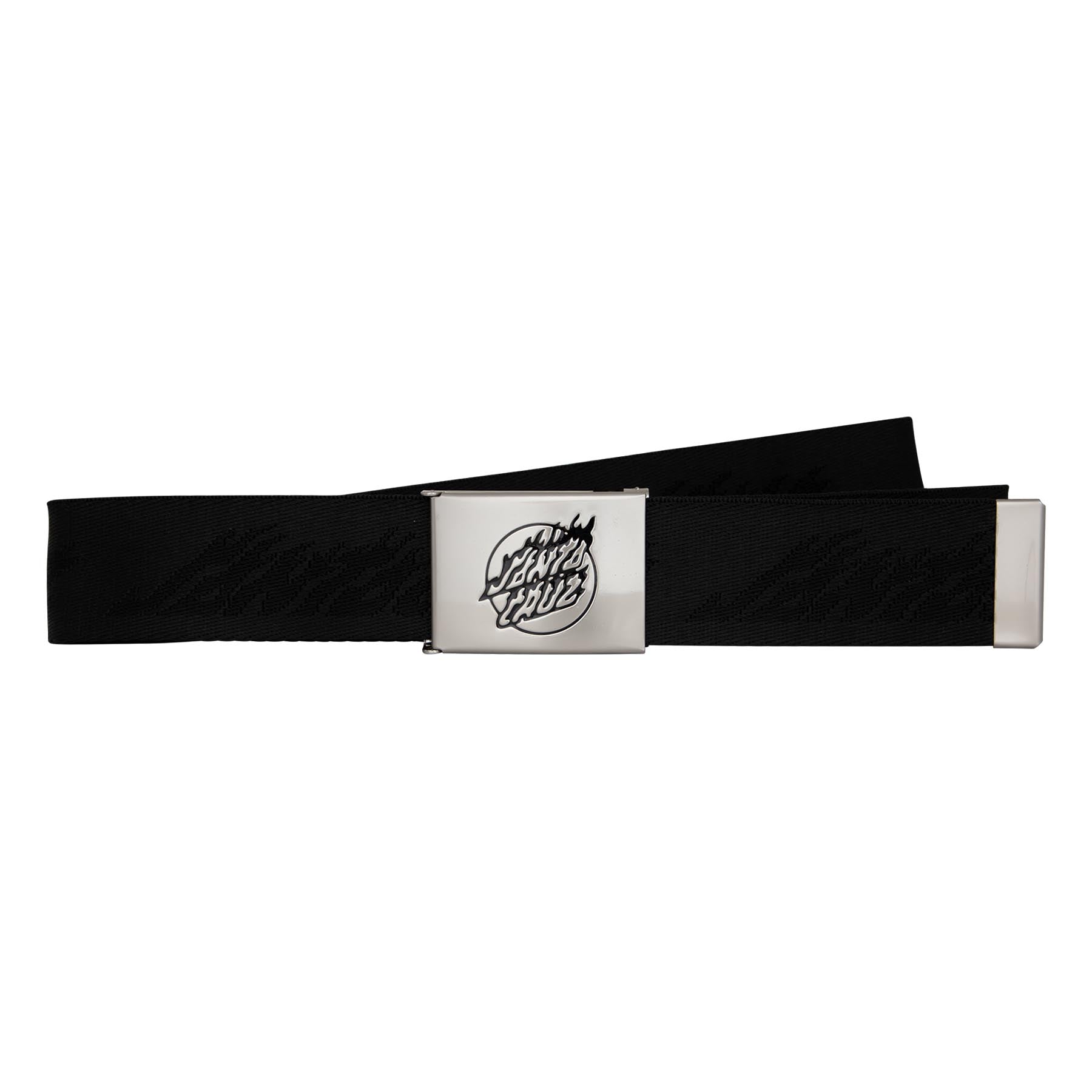 Black Flame Dot Strip Santa Cruz Belt