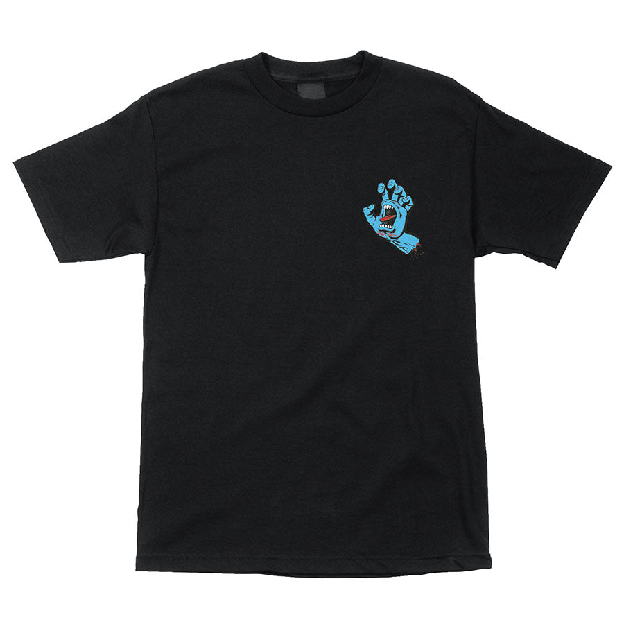 Black Screaming Hand Santa Cruz T-Shirt