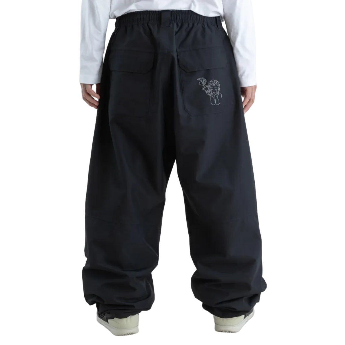 Black Beyond Medals Park Pants Back
