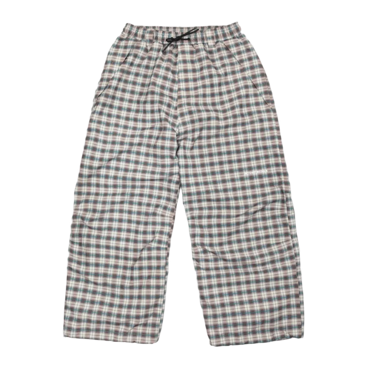 Beige Plaid Beyond Medals Park Pants