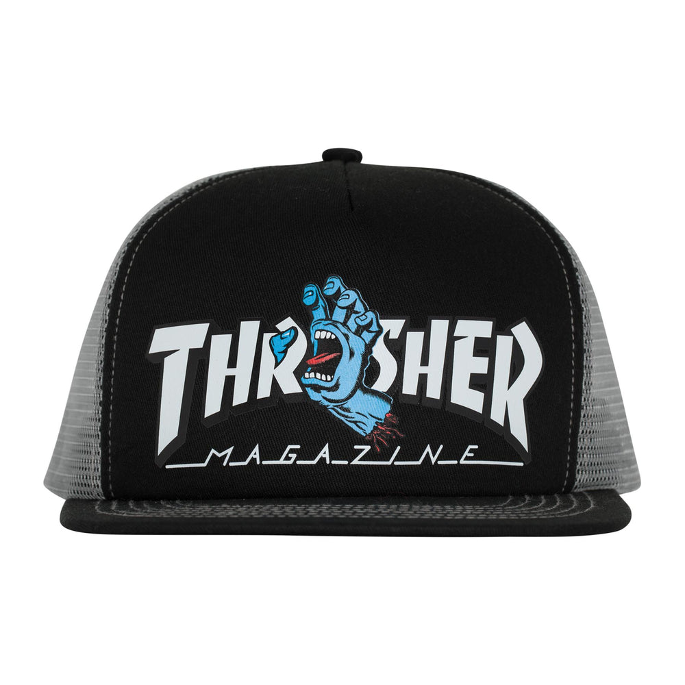Thrasher Screaming Logo Santa Cruz Trucker Hat Front