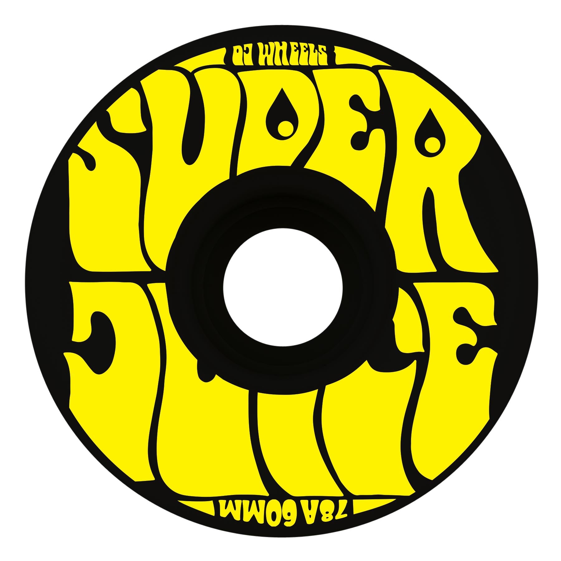 OJ 78a Super Juice Black Skateboard Wheels