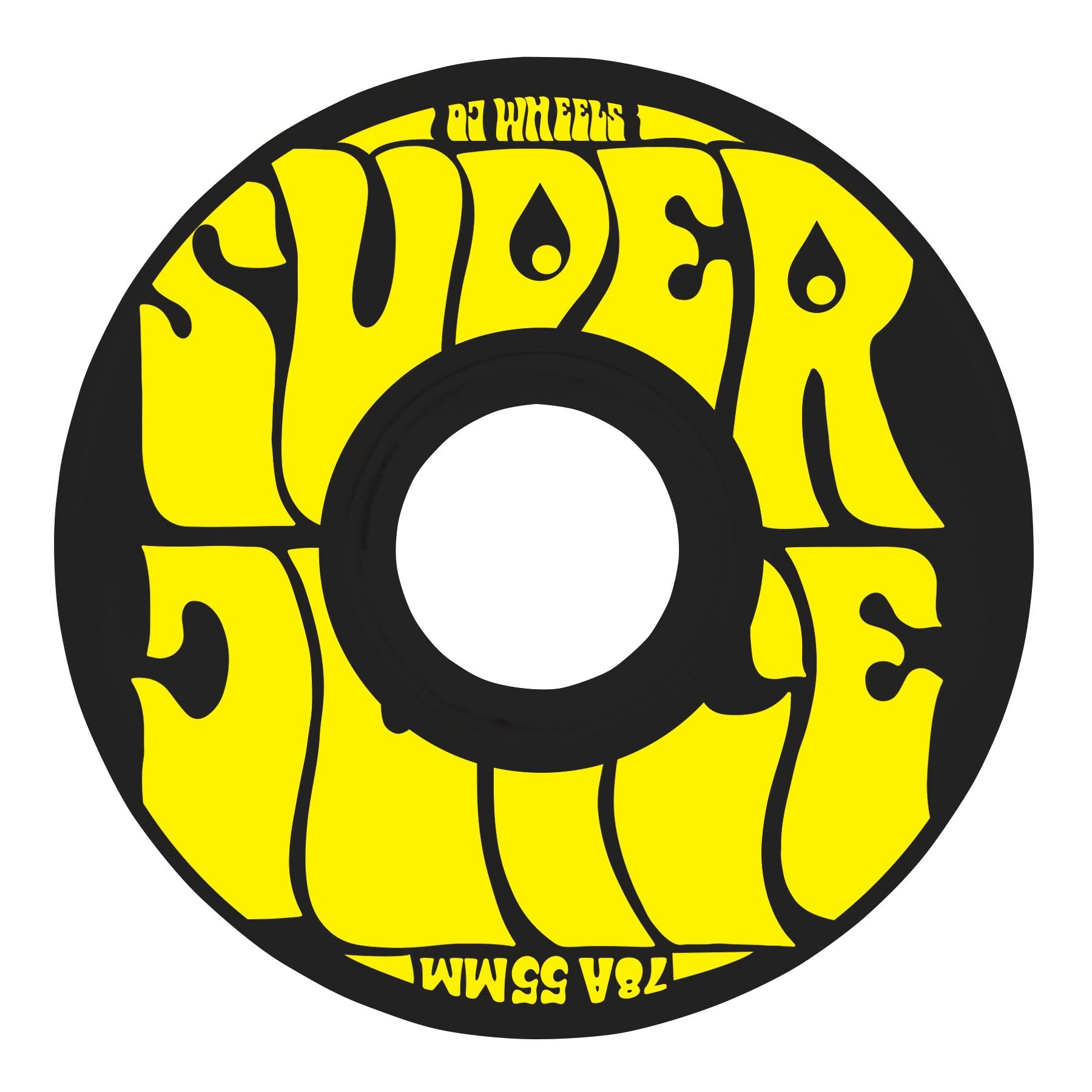 OJ 78a Mini Super Juice Skateboard Wheels - Black