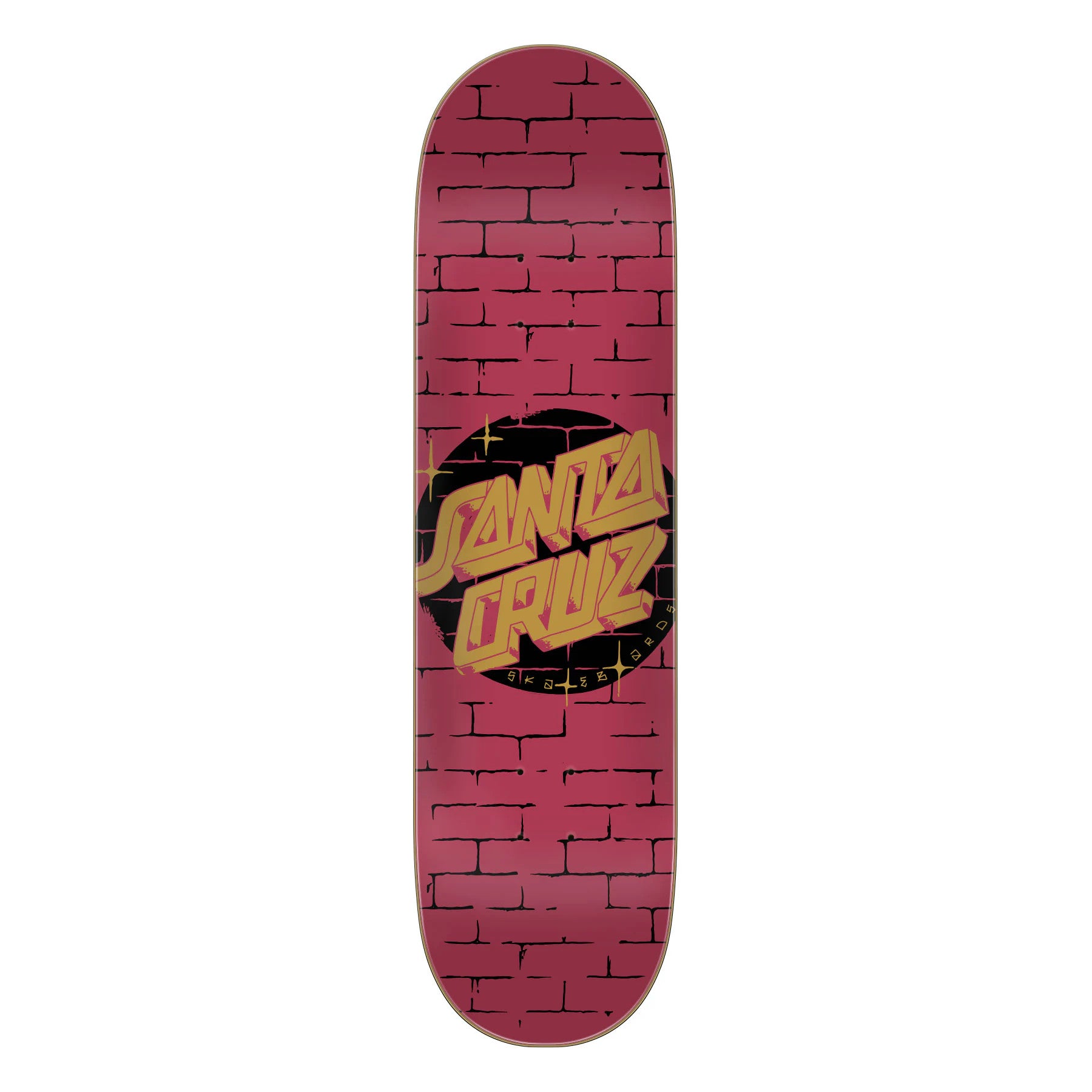 Santa Cruz Scrawl Brick Dot Birch Skateboard Deck