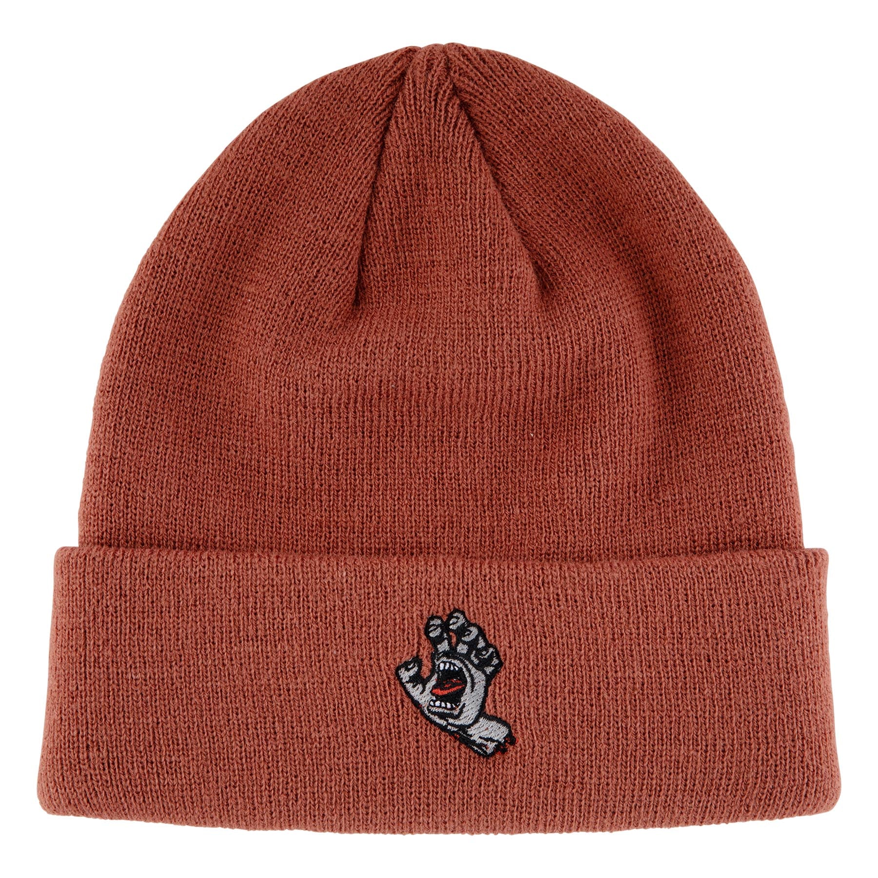 Rust Screaming Hand Santa Cruz Beanie