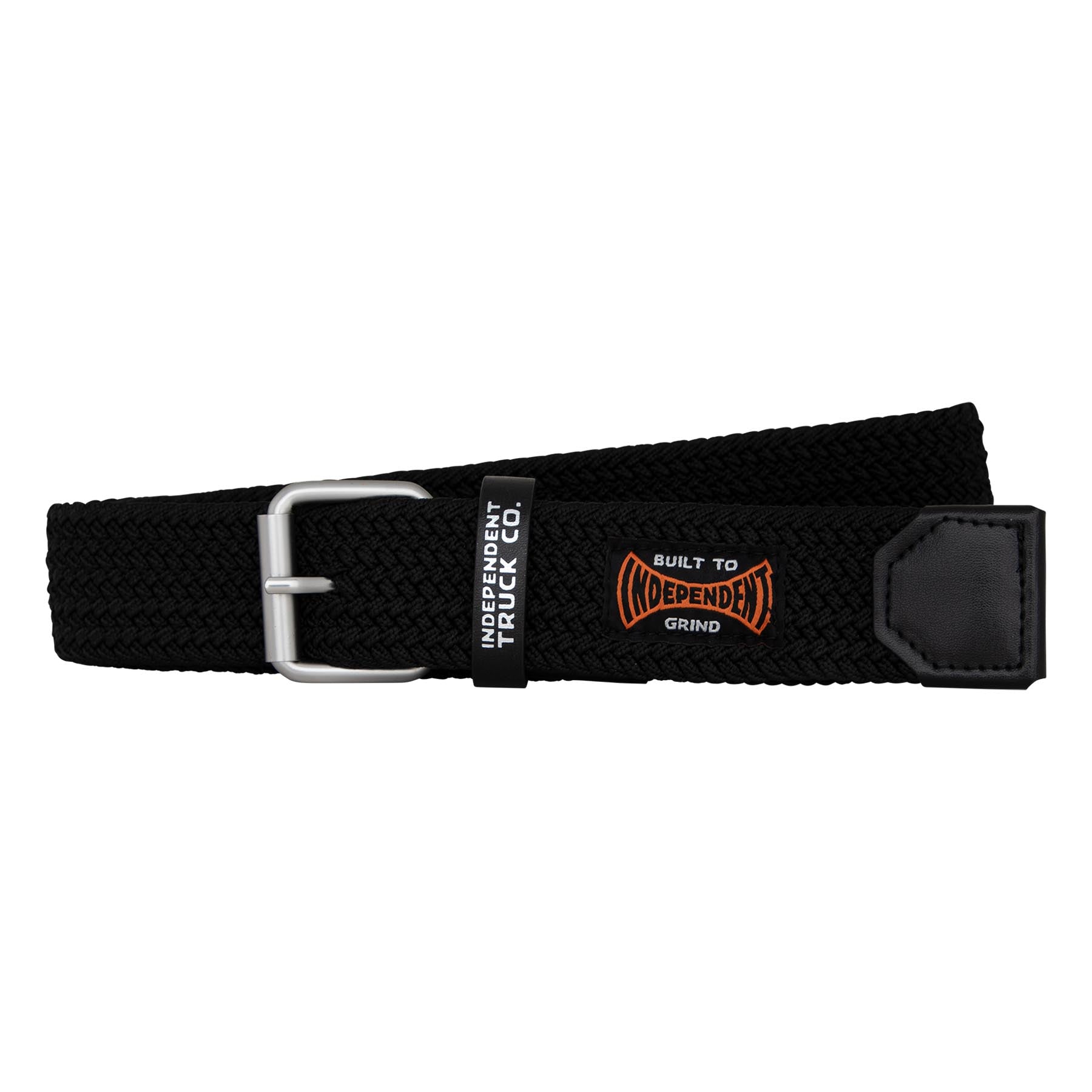 Black Independent Built To Grind woven belt