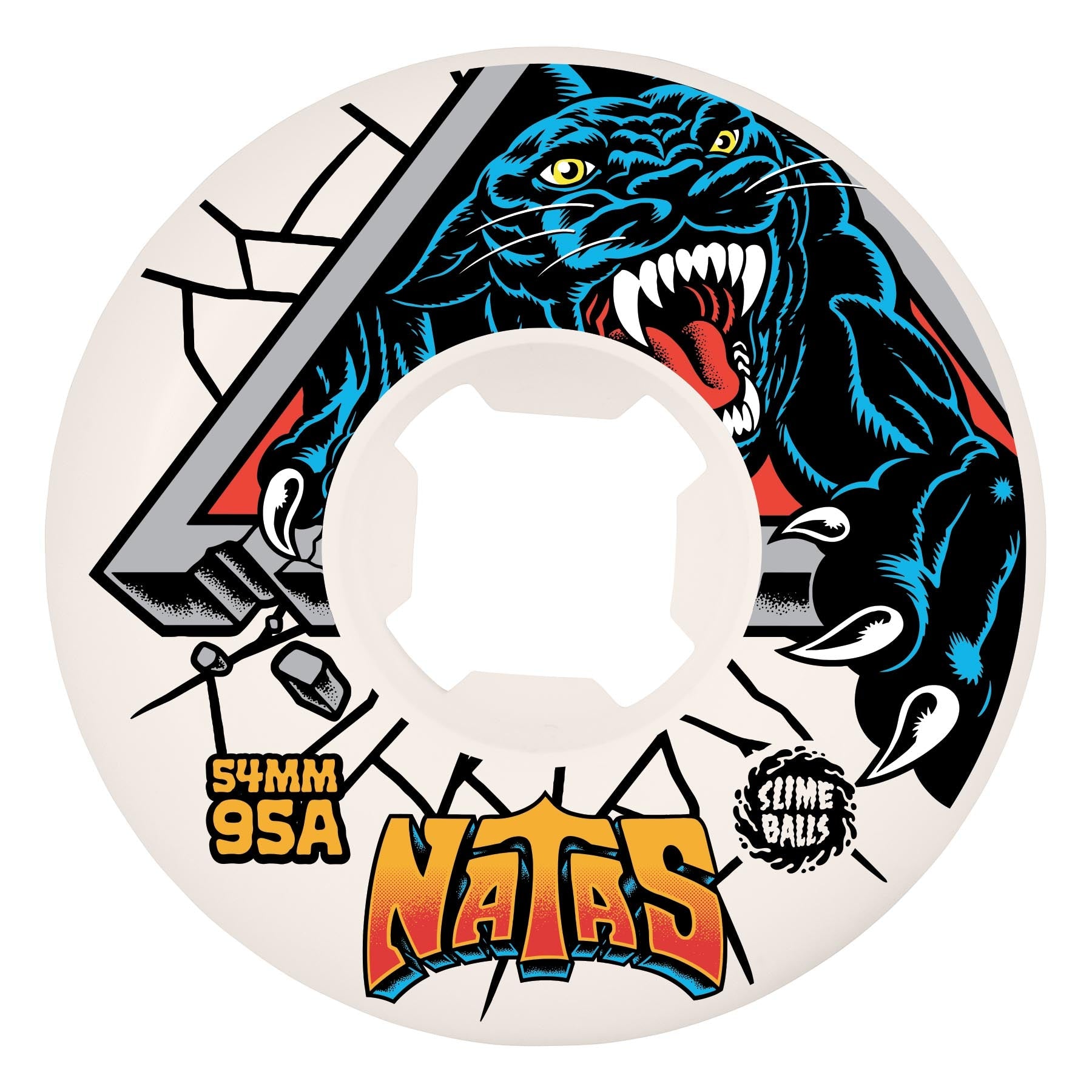 Slime Balls 95a Natas Kaupas Hardline Skateboard Wheels